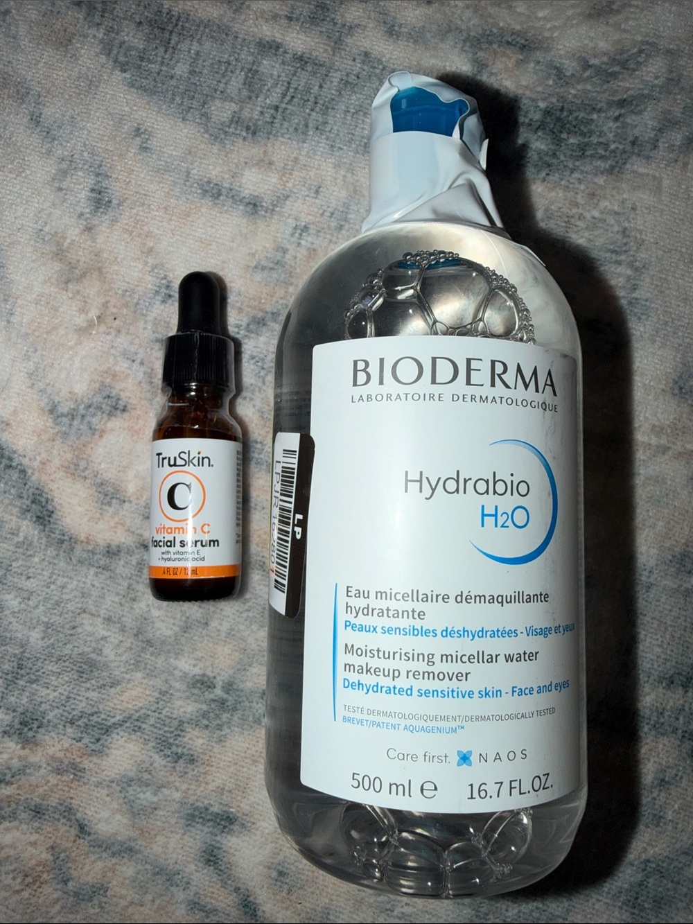 Bioderma Hydrabio H2O Moisturising Micellar Water & TruSkin Vitamin C Bundle